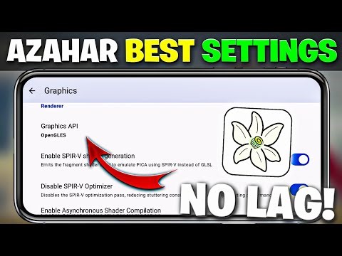 🔥 Azahar Emulator Best Settings For All Android Phones | 60 FPS No Lag Settings For Azahar Emulator