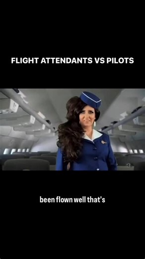 265K views · 2.2K reactions | FLIGHT ATTENDANTS VS PILOTS #flightattendant #pilots #pilot #rivalry #shutup #cabincrew #mansplaining #pilotsplaining #airbus #boeing #aviation #pamann #cockpit #inflight #comedy #movie #spoof #neverbeenflown #captain #firstofficer | Pam Ann | Facebook