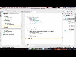 [ flask tutorial ] 13 Python连接mysql数据库