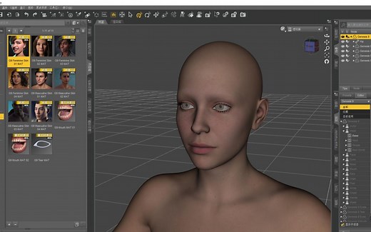 DAZ G9基础模型使用与免费下载链接