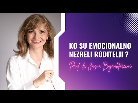 LIVE - Ko su emocionalno nezreli roditelji ?｜prof. dr. sc. Jasna Bajraktarević