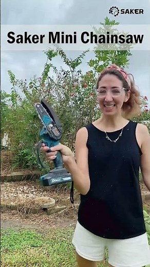 ⚡ Power Meets Convenience: Why the Saker Mini Chainsaw is a Game-Changer!