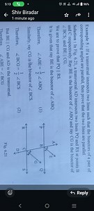 Question: If a transversal intersects two lines such that the b... | Filo