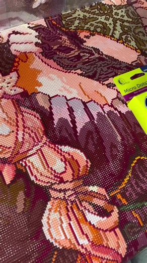 Using Enchanted Canvas for Diamond Painting