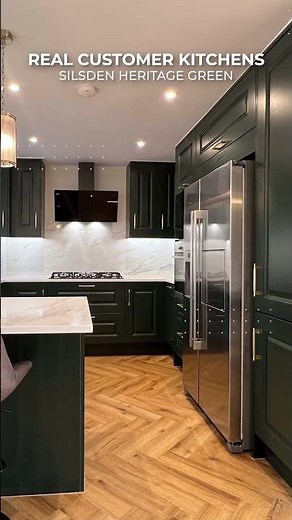 Silsden Heritage Green Traditional Kitchen - 4438 - DIY Kitchens