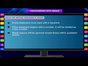 PROGRAMMING WITH QBASIC - Important terms of Qbasic class-6
