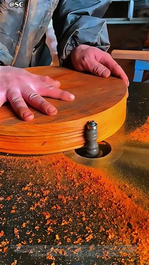 Router Perfectly Smooths a Rosewood Round Cutting Board 😍
