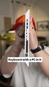 Would you use a keyboard with a PC in it? #techtok #tech #raspberrypi500 #raspberrypi #imparkerburton #androidguy | Parker Burton