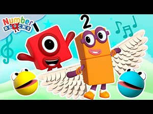 🎵 Friendship Songs with Numberblocks 1 & 2 ❤️🧡 | Learn to Count | @Numberblocks