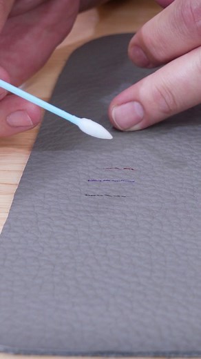 How to remove ink from leather — full video on YouTube.com/DrBeasleys | #HowTo #Leather #InkStainRemover #InkRemoverKit #InteriorDetailing