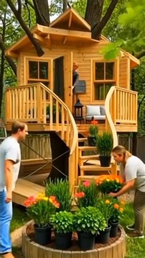 🌲 Building a Dream Treehouse Step by Step | Team Construction Timelapse