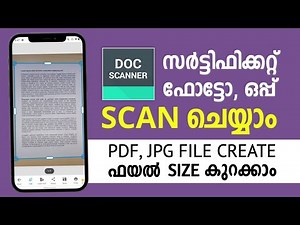 How To Scan Documents, Signature , Photo Use Mobile | Create PDF, JPG File | Document Scan #document