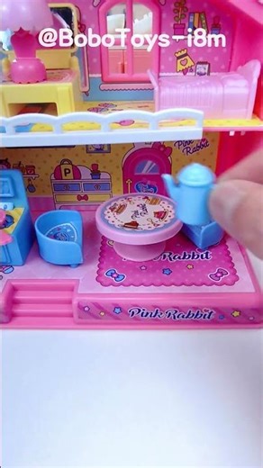 Satisfied Unboxing and Review Pink Kitchen Cooking Toy Set | ASMR #PretendPlay #toys #shorts
