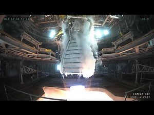 Hotfire! NASA tests Artemis moon rocket engine for 2nd time in 2024