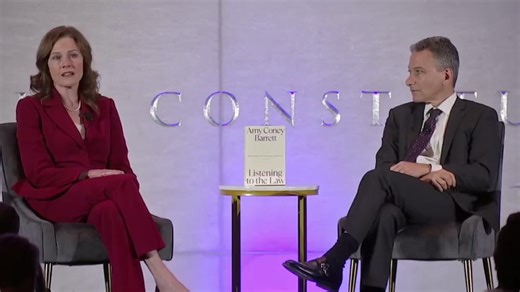 Justice Amy Coney Barrett discusses the importance of collegiality and civil dialogue when debating ideas with others—whether between #SCOTUS justices or American citizens in everyday life. Watch the full #ConstitutionDay #AmericasTownHall program: https://ow.ly/M9QV50WZzlU | National Constitution Center