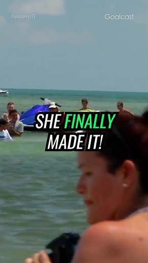 WHAT? 😱 64-year-old is the first person to swim from Cuba to Florida! Nyad completed the 110-mile swim from Havana to Key West, through the jellyfish-and shark-infested waters of the Straits of Florida, in approximately 53 hours. #swim #swimming #swimmer #swimsuit #adultswim #opensea #florida #cuba