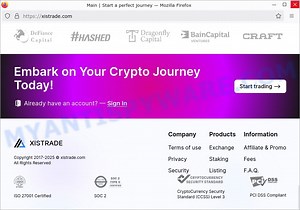 Xistrade.com Elon Musk Scam: Fake GRANTX Bitcoin Promo Codes