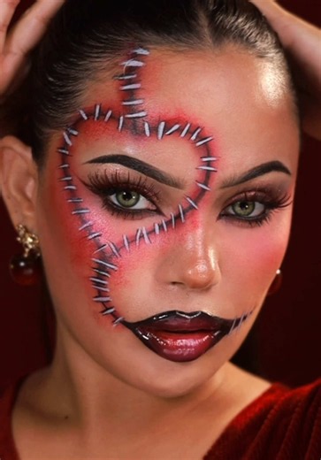 Idea de maquillaje para Halloween fácil y rápida