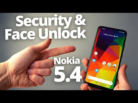 Nokia 5.4 - Set Fingerprint / Face Unlock or Security Pin Lock Password