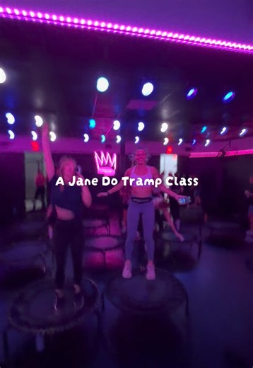 A Jane Do Tramp Class can cure all. 😤💗🕺🏼 This was so fun & def a great leg workout The vibes were 👌🏼 @Jane DO 💗🌸🩰🪩 #fitness