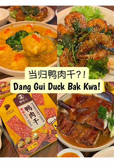 独特的当归鸭肉干体验，春节最爱！