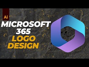 Microsoft 365 Logo Design | Illustrator Tutorial