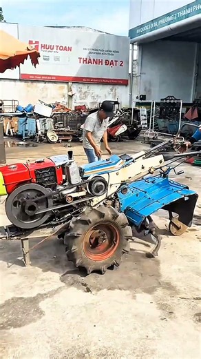 UNSTOPPABLE INDIAN POWER TILLER AT WORK IN THE FIELD #SHORTS