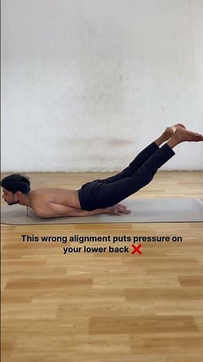 Salabhasana (Locust Pose) | Good vs Bad Alignment | Avoid Lower Back Pain & Practice Correctly