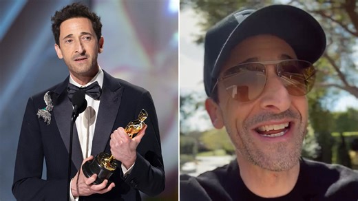 Oscars 2025: Adrien Brody Reacts to Having Longest Speech in Academy Awards History