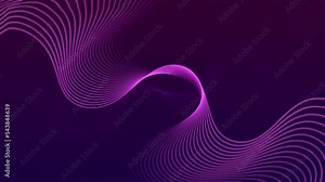 Abstract Colorful Lines Light Waves Background Animation