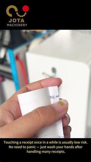 #shorts Is Thermal Receipt Paper Safe to Touch? Simple Safety Tips