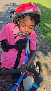Miracle riding her bike! Lots of sunlight and exercise!!! | Kara Martin