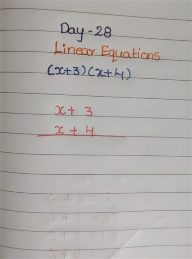 Learn how to solve linear equations quickly and easily. ⚡#LinearEquations#Algebra #MathsClass