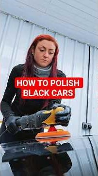 Black cars require a special step to get them looking like a mirror 👌✨