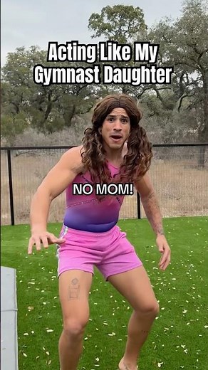 Acting Like My Gymnast Daughter In Homeschool!!!😂 #shorts #relatable #funny #family
