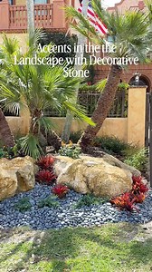 Luxury Home landscaping ideas adding decorative beach pebbles using weed fabric for maintenance . . . . #landscaping #landscapedesign #garden #gardendesign #luxuryhomes #plants #rocks #fortlauderdale #florida #home #renovation #luxury #luxurylifestyle | Matthew Giampietro Garden Design