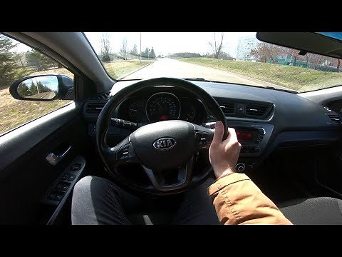 2014 KIA Rio 1.6 POV Test Drive