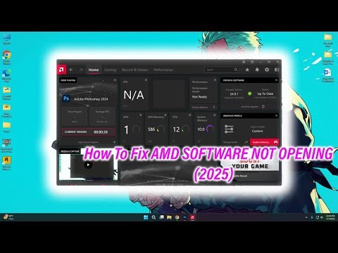 (2025) Fix AMD Software Not Opening HOW TO (100% Fix)