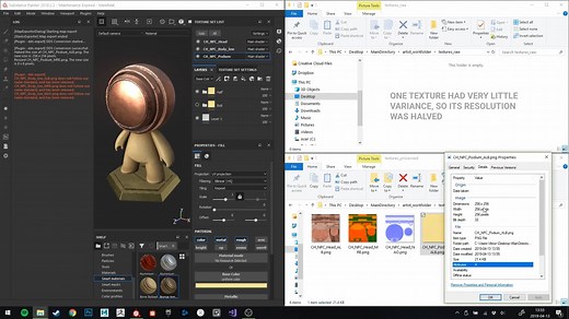Substance Painter DDS Exporter | Portfolio 2019