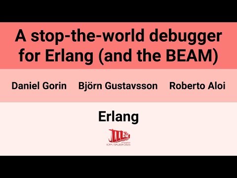 [Erlang'25] A stop-the-world debugger for Erlang (and the BEAM)