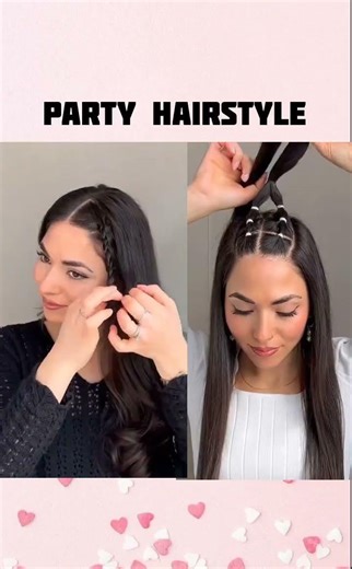 💃 Easy Party Hairstyle 💖 Simple & Stylish Look for Girls
