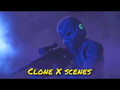 All clone assassin Clone X scenes - The Bad Batch