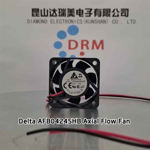 Delta AFB0424SHB Electric Axial Flow Brushless Cooling Fan 11000RPM 40*40*15mm Ball Bearing 24V DC 0.18A Free Standing OEM