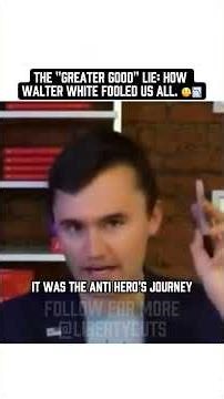 "WALTER WHITE IS THE VILLAIN": Charlie Kirk on Breaking Bad 📉 #usa