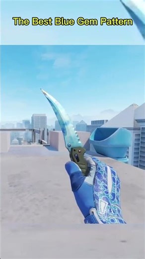 Best Blue Gem Pattern for Flip Knife....