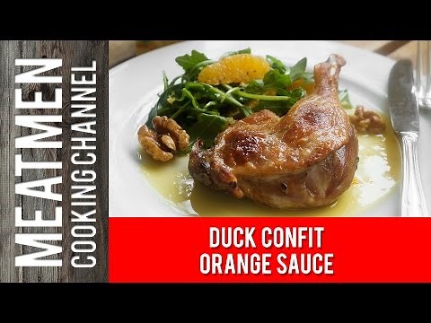 Orange Sauce Duck Confit