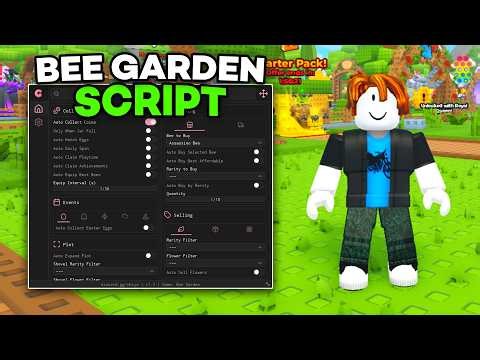[FREE] Bee Garden Script | Auto Farm, Auto Buy, Auto Collect, Auto Sell | PC & MOBILE
