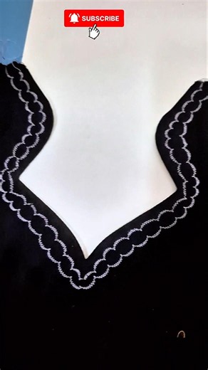Easy neck embroidery singer promise sewing machine #sewing #neck #desing