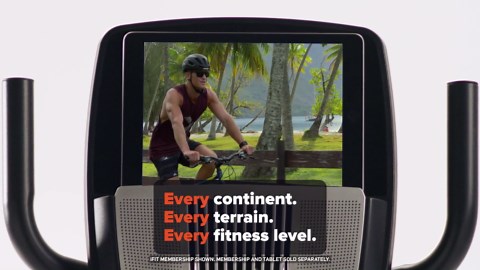 ProForm 325 CSX; Recumbent Exercise Bike with 5” Display, Built-In Tablet Holder, and Fan - Walmart.com