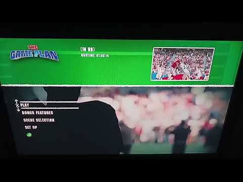 The Game Plan 2008 Blu-Ray Menu Walkthrough